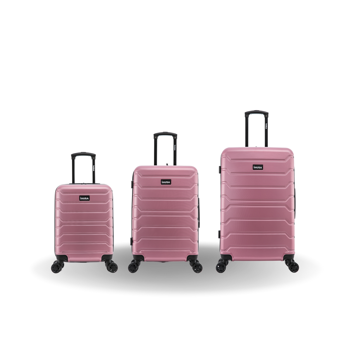 InUSA Trend 3-Piece Hardside Spinner Luggage Set