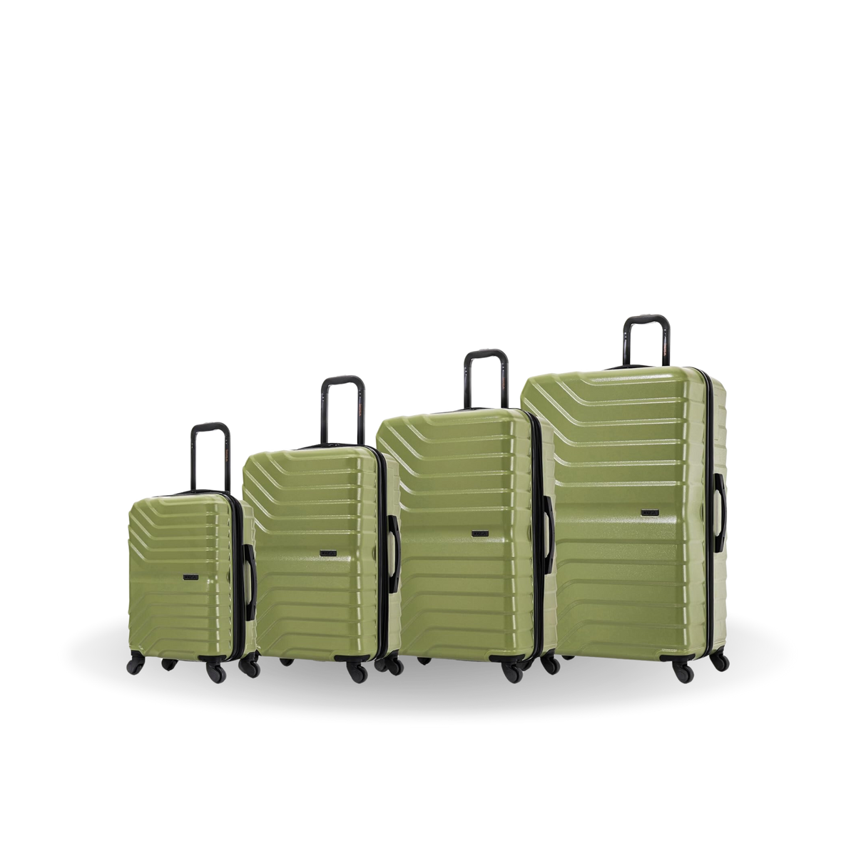 InUSA Aurum 4-Piece Hardside Spinner Luggage Set