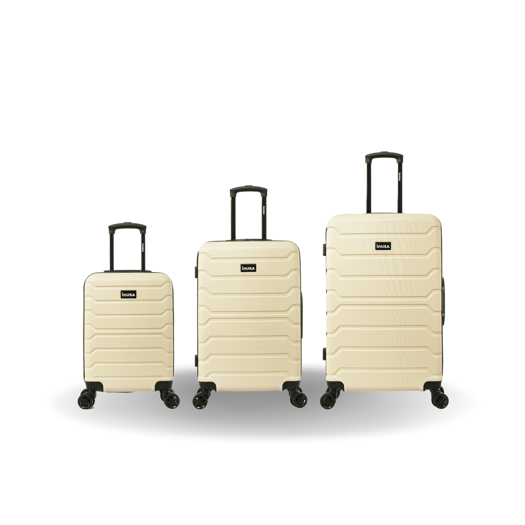 InUSA Trend 3-Piece Hardside Spinner Luggage Set