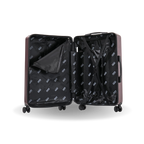InUSA Drip 24" Hardside Spinner Checked Luggage