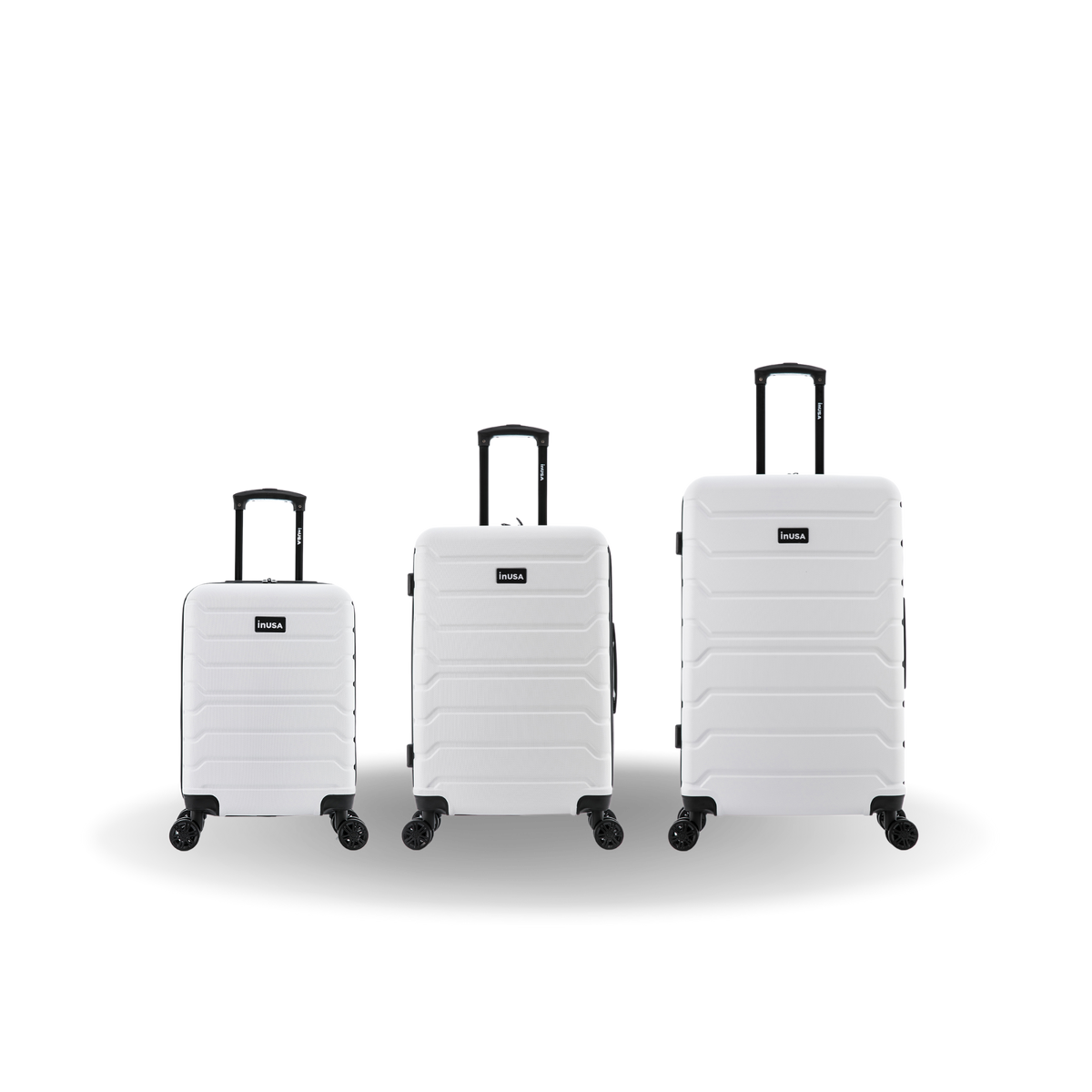 InUSA Trend 3-Piece Hardside Spinner Luggage Set