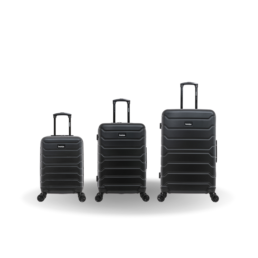 InUSA Trend 3-Piece Hardside Spinner Luggage Set