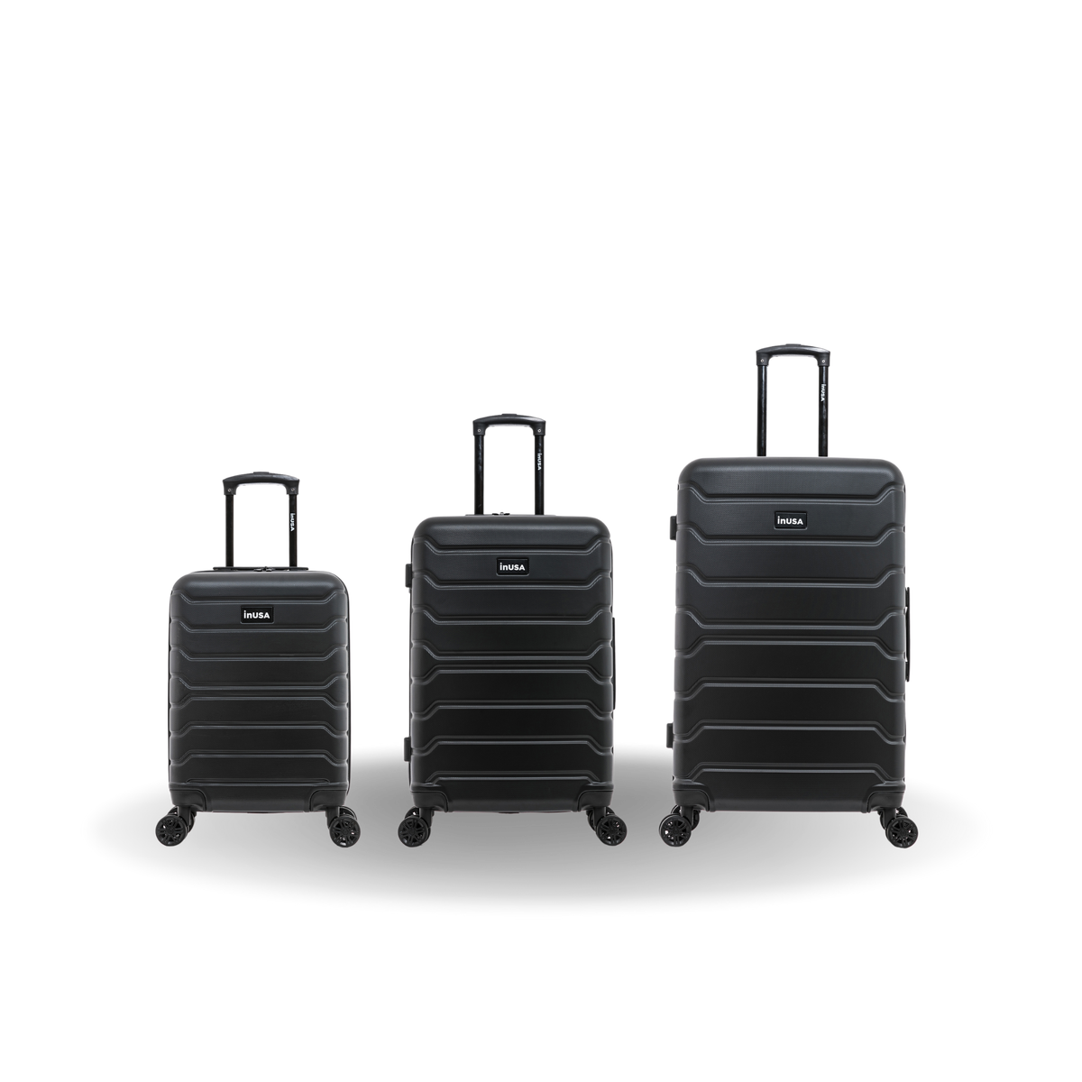 InUSA Trend 3-Piece Hardside Spinner Luggage Set