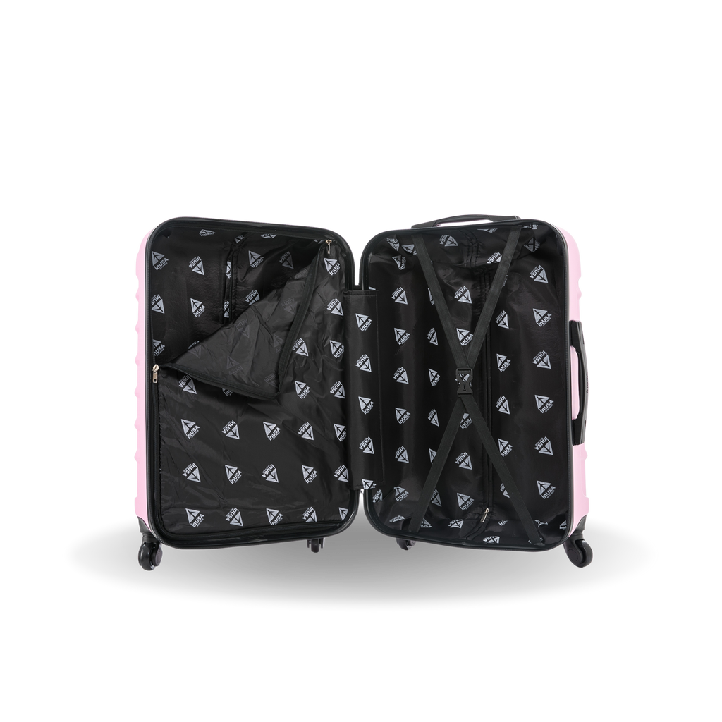 InUSA Endurance 24" Hardside Spinner Checked Suitcase
