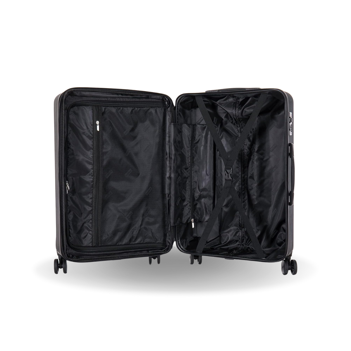InUSA Elysian 24-Inch Hardside Spinner Checked Luggage