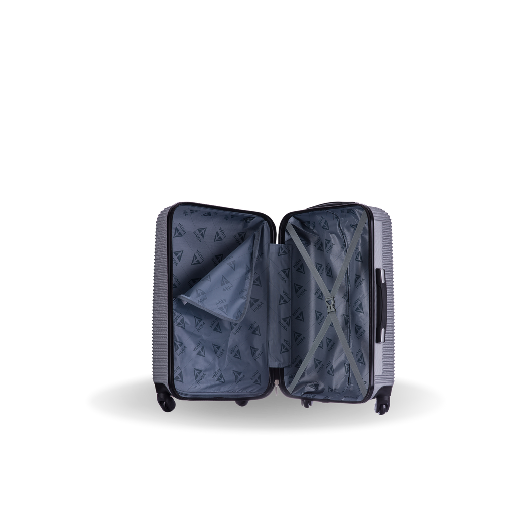 InUSA Royal 24" Hardside Spinner Checked Luggage