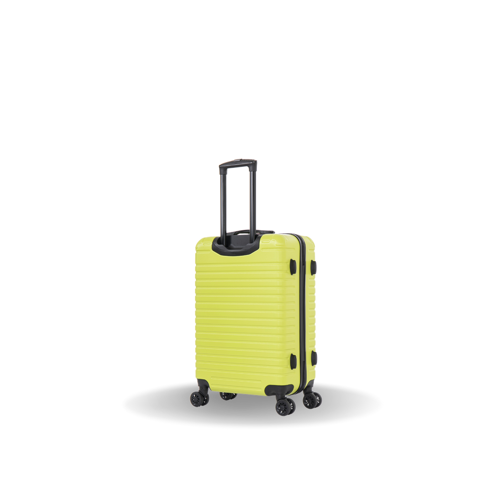 InUSA Deep 24" Hardside Spinner Checked Suitcase