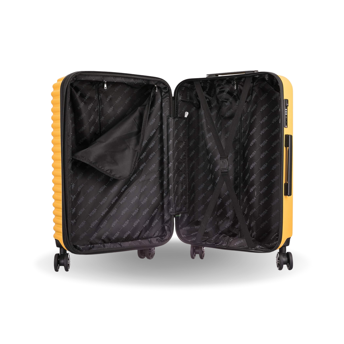 InUSA Ally 28" Hardside Spinner Checked Suitcase