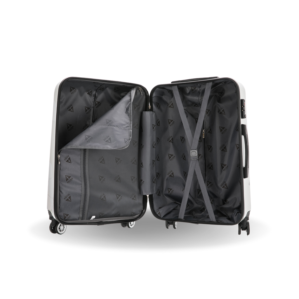 InUSA Prints 24" Hardside Spinner Checked Suitcase