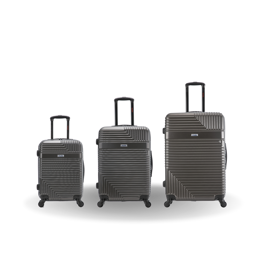 InUSA Resilience 3-Piece Hardside Spinner Luggage Set