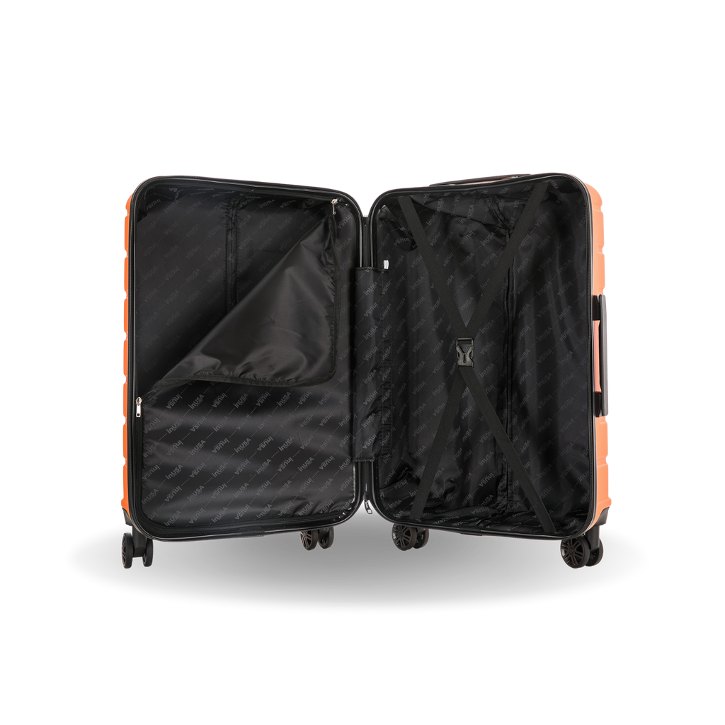 InUSA Trend 24" Hardside Spinner Checked Suitcase