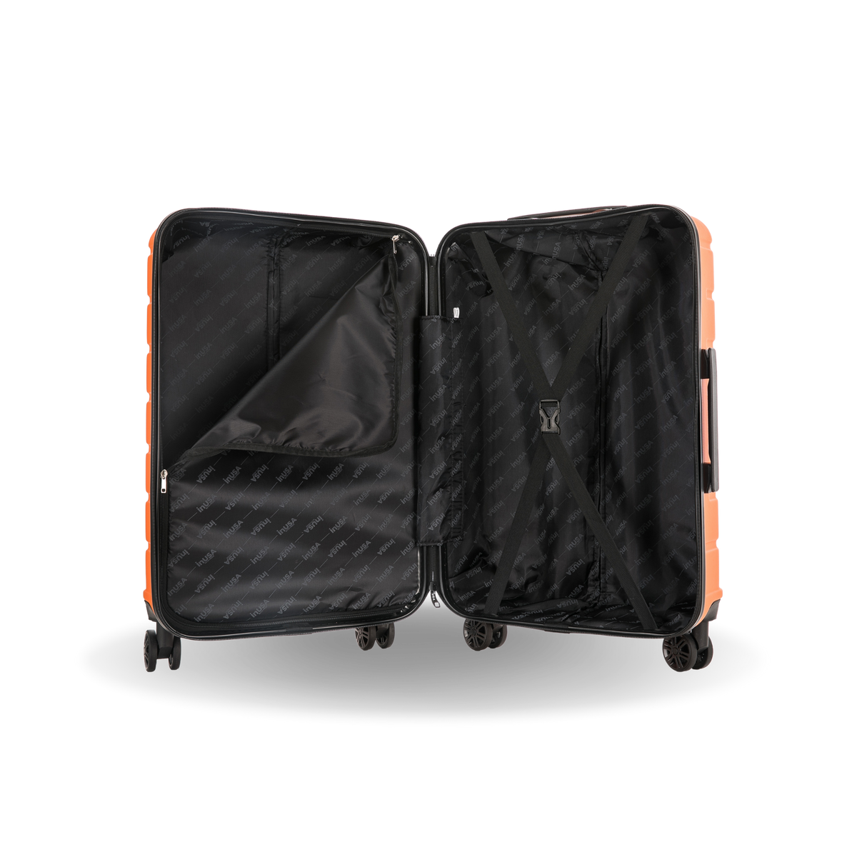 InUSA Trend 24" Hardside Spinner Checked Suitcase