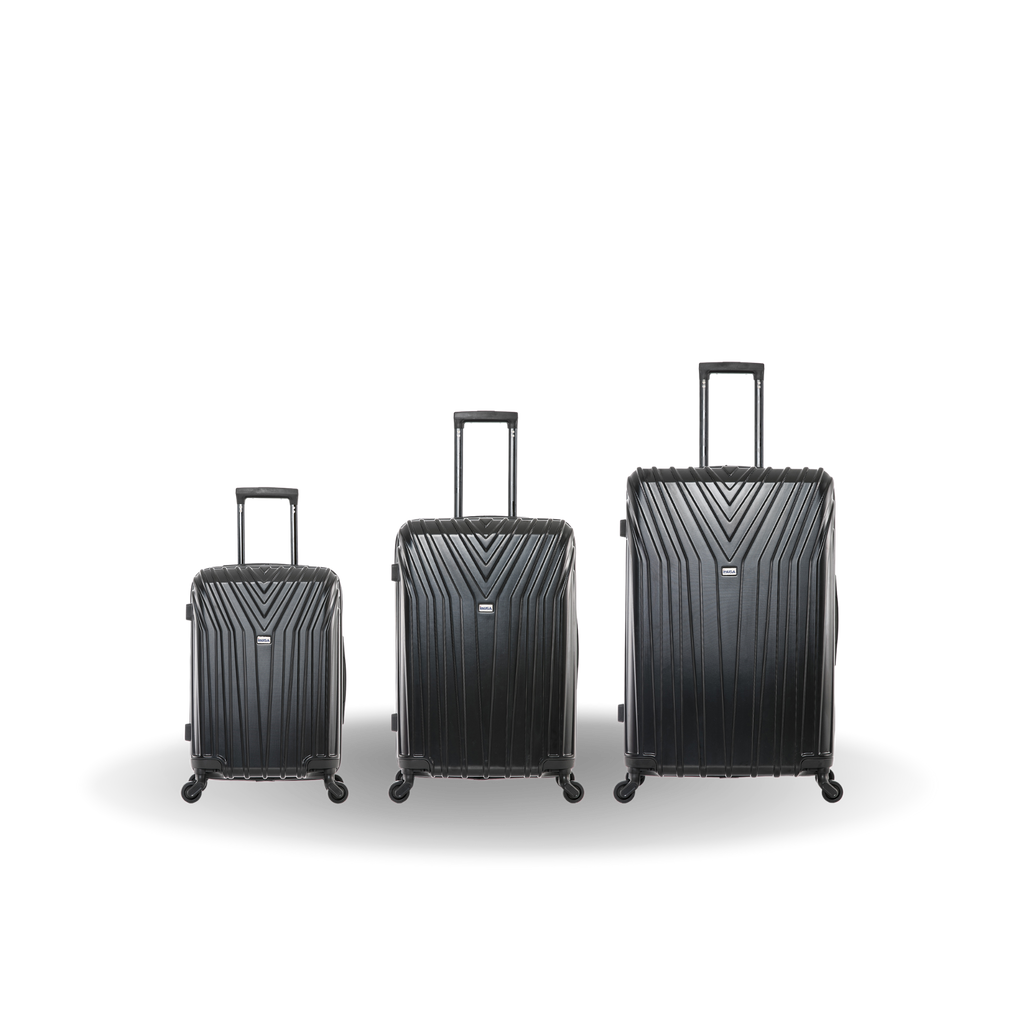 InUSA Vasty 3-Piece Hardside Spinner Luggage Set