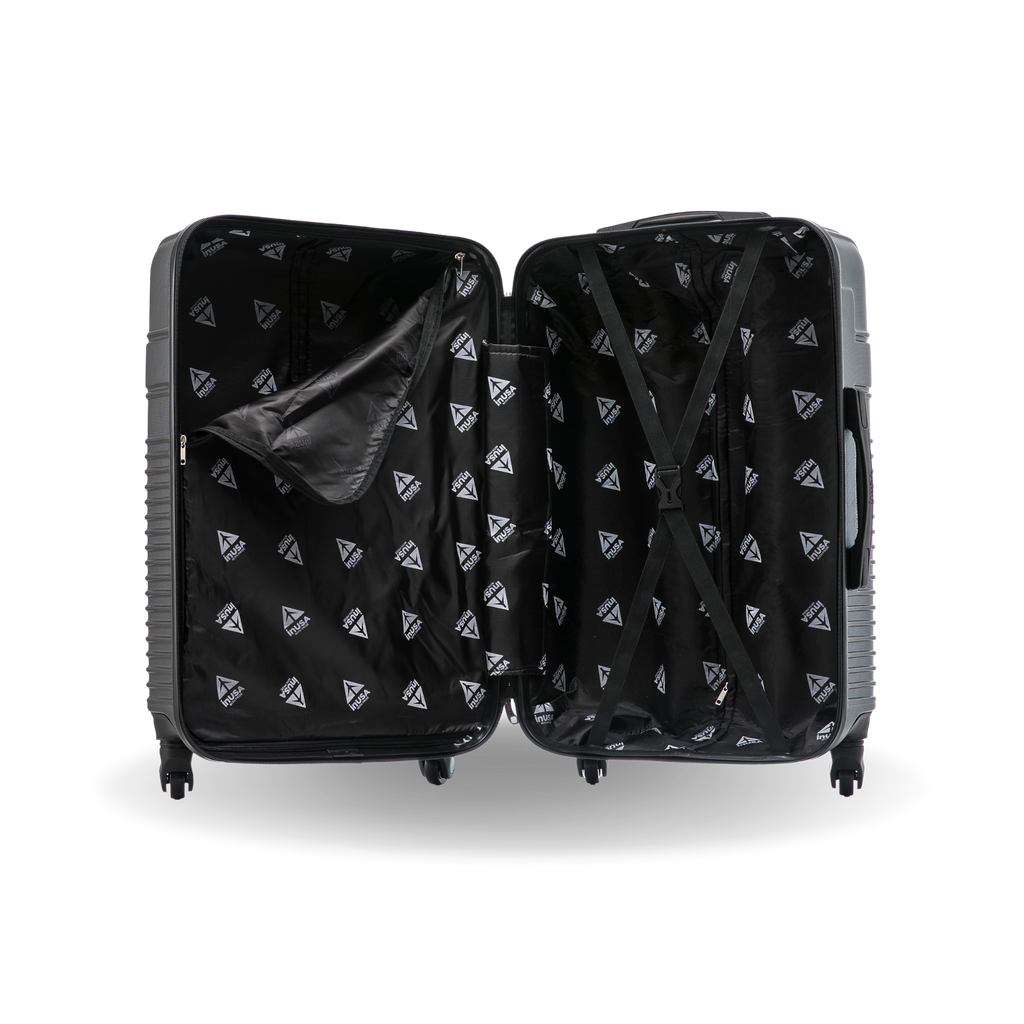 InUSA Resilience 24" Hardside Spinner Checked Suitcase