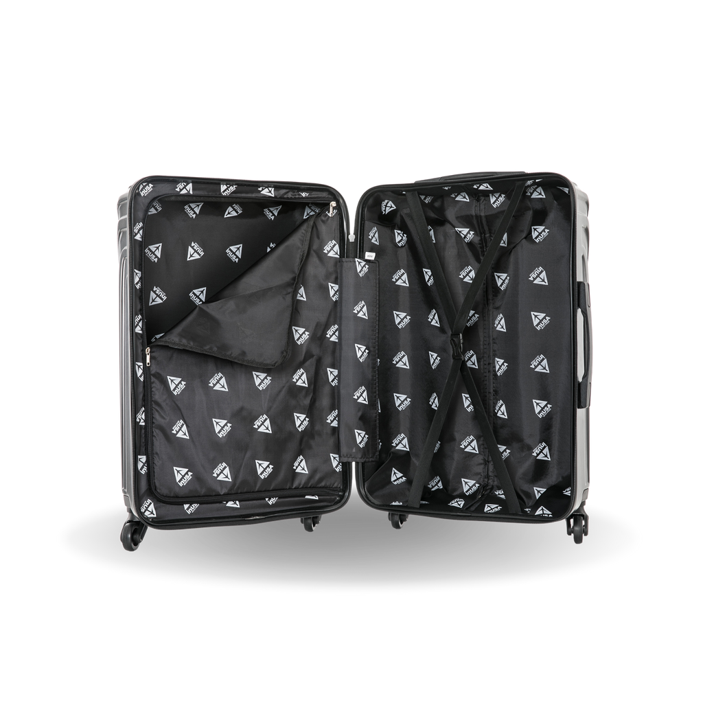InUSA Vasty 28" Hardside Spinner Checked Suitcase