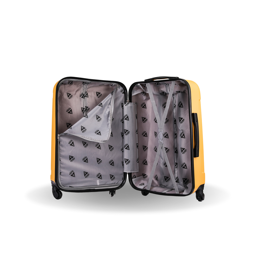 InUSA Pilot 3-Piece Hardside Spinner Luggage Set
