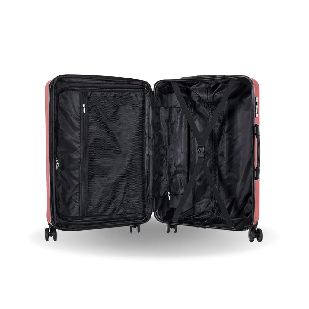 InUSA Elysian 24-Inch Hardside Spinner Checked Luggage