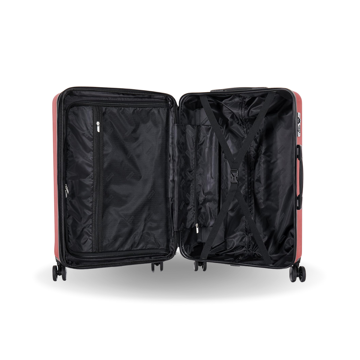 InUSA Elysian 24-Inch Hardside Spinner Checked Luggage