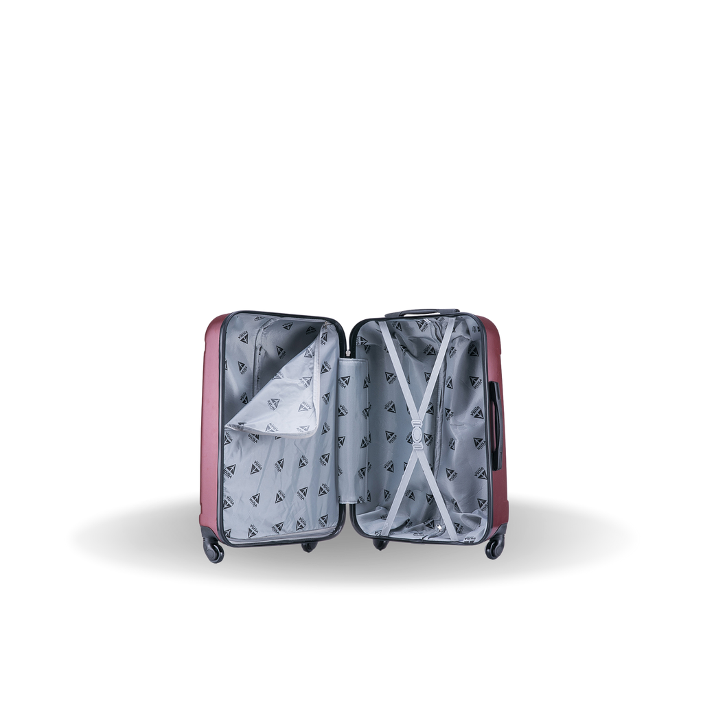 InUSA Pilot 3-Piece Hardside Spinner Luggage Set