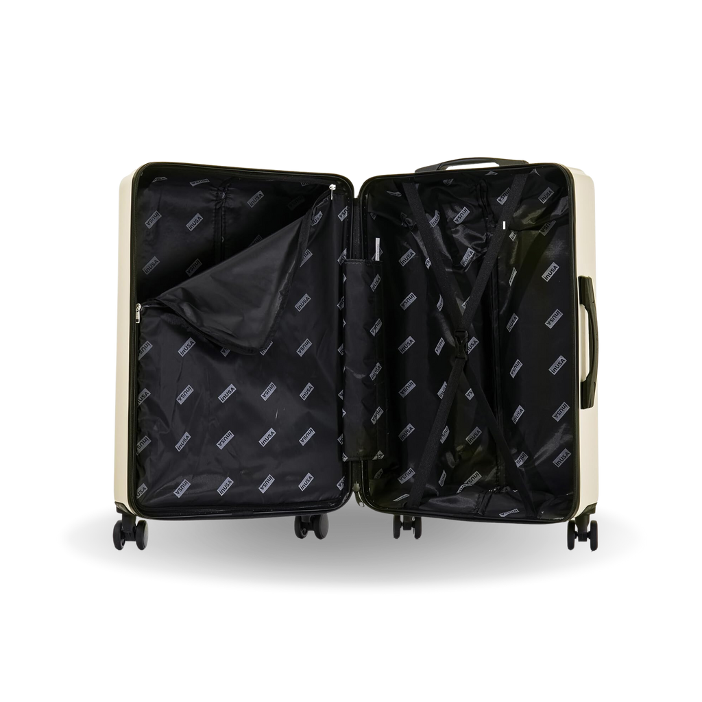 InUSA Drip 28-Inch Hardside Spinner Checked Suitcase