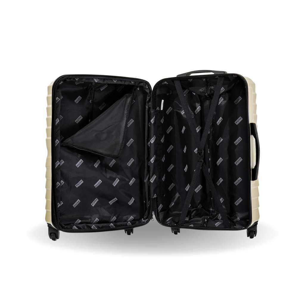 InUSA Aurum 32" Hardside Spinner Checked Suitcase
