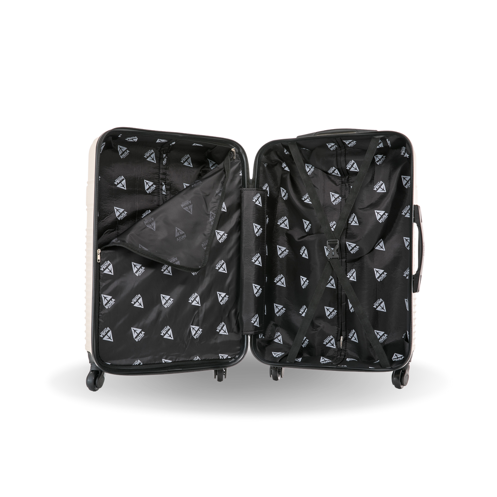 InUSA Resilience 24" Hardside Spinner Checked Suitcase
