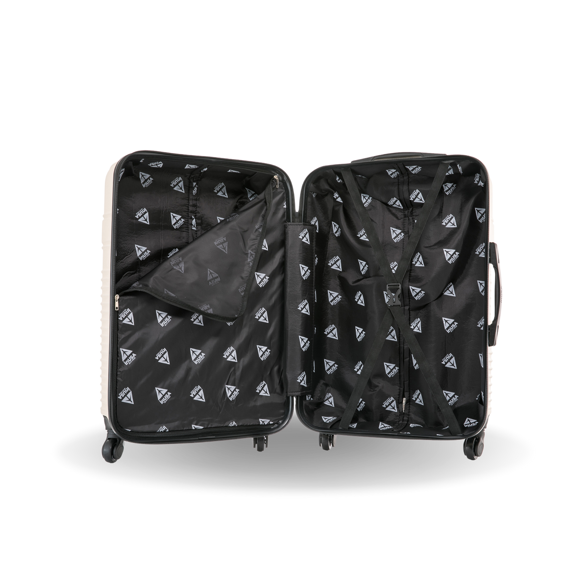 InUSA Resilience 24" Hardside Spinner Checked Suitcase