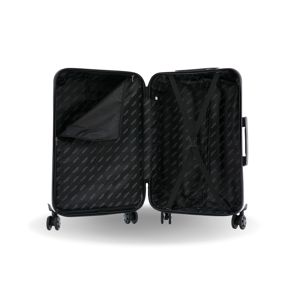 InUSA Trend 24" Hardside Spinner Checked Suitcase