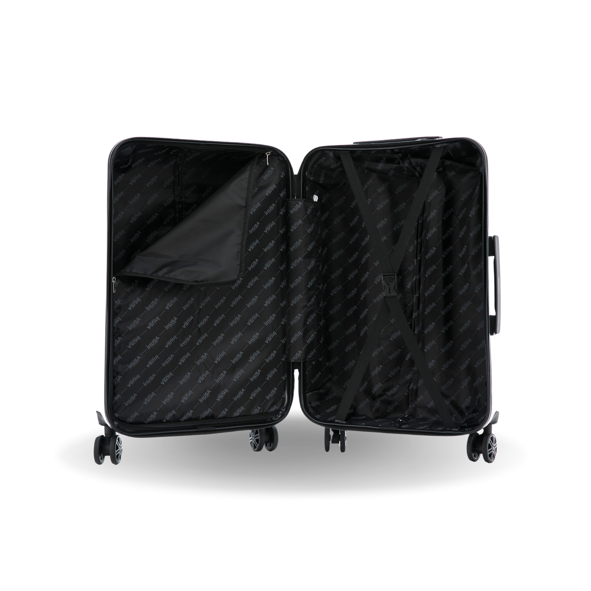 InUSA Trend 24" Hardside Spinner Checked Suitcase