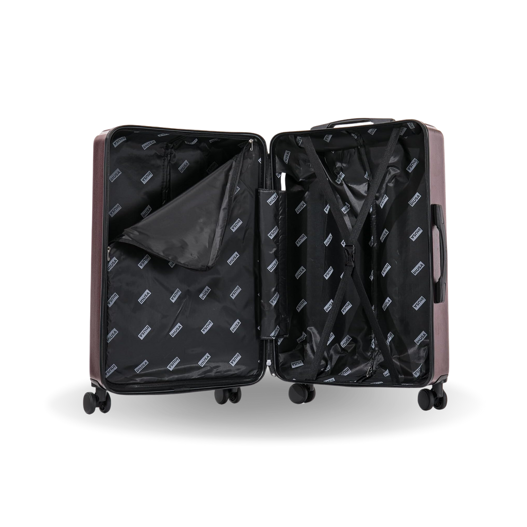 InUSA Drip 3-Piece Hardside Spinner Luggage Set