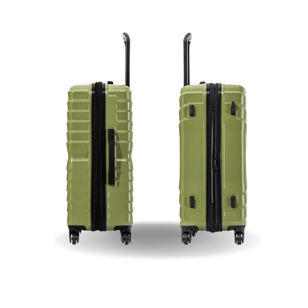 InUSA Aurum 24" Hardside Spinner Checked Suitcase