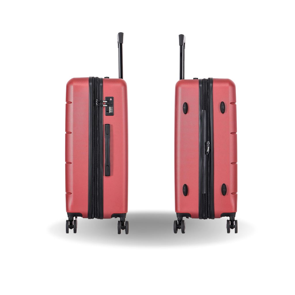InUSA Elysian 24-Inch Hardside Spinner Checked Luggage