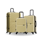 InUSA Aurum 3-Piece Hardside Spinner Luggage Set