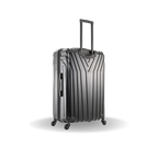 InUSA Vasty 28" Hardside Spinner Checked Suitcase
