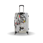 InUSA Prints 28-Inch Hardside Checked Suitcase