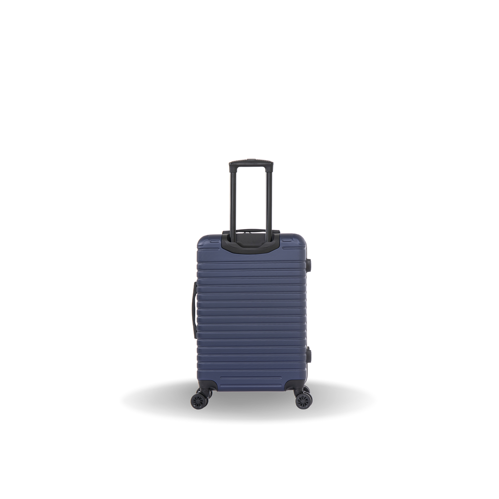 InUSA Deep 24" Hardside Spinner Checked Suitcase