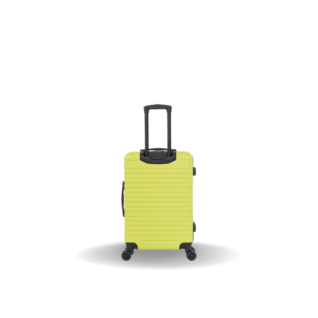 InUSA Deep 24" Hardside Spinner Checked Suitcase