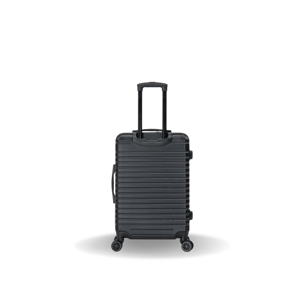 InUSA Deep 24" Hardside Spinner Checked Suitcase