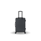 InUSA Deep 24" Hardside Spinner Checked Suitcase