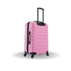 InUSA Endurance 24" Hardside Spinner Checked Suitcase