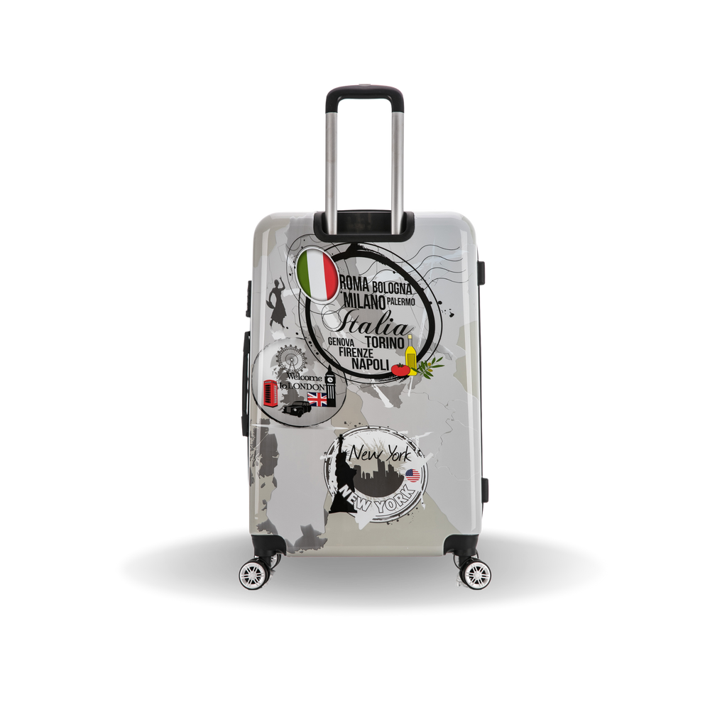 InUSA Prints 3-Piece Hardside Spinner Luggage Set
