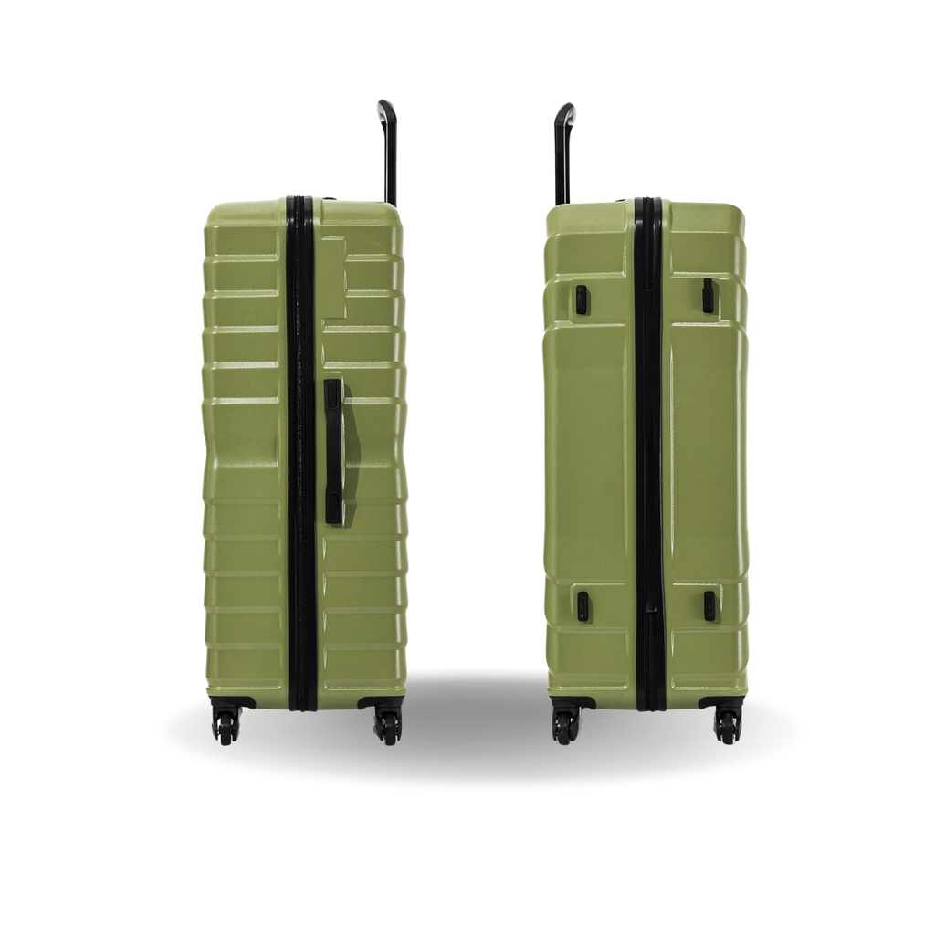 InUSA Aurum 32" Hardside Spinner Checked Suitcase
