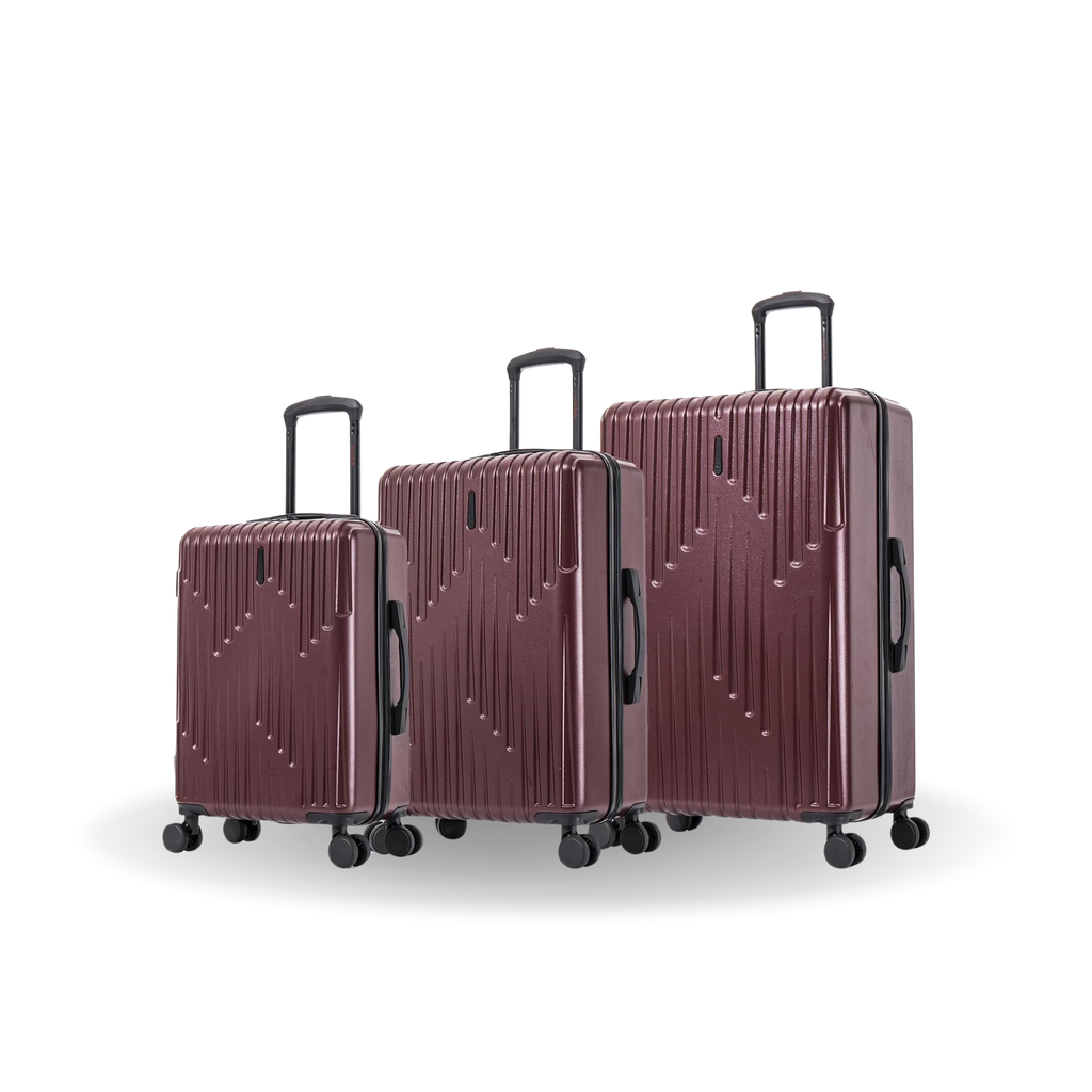 InUSA Drip 3-Piece Hardside Spinner Luggage Set