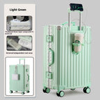 TSA-Lock Aluminum Carry-On Suitcase