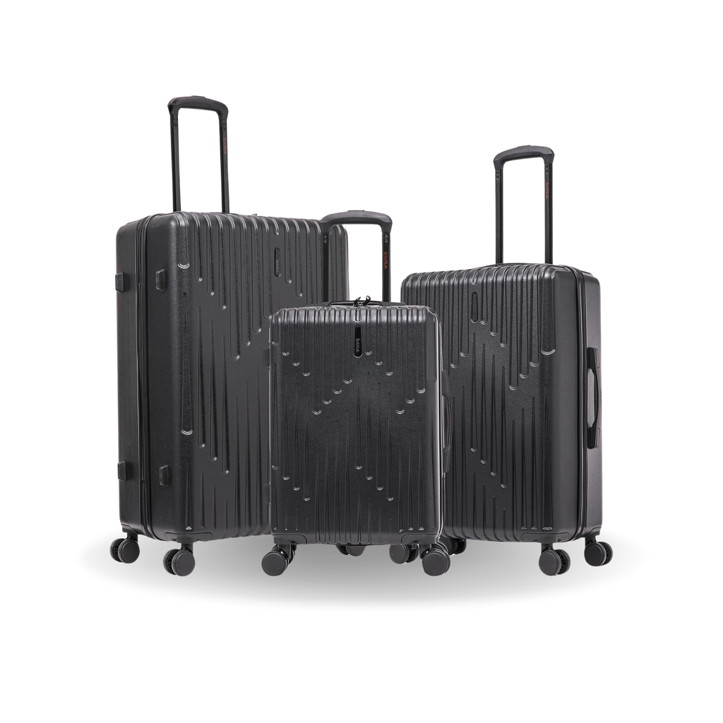 InUSA Drip 3-Piece Hardside Spinner Luggage Set