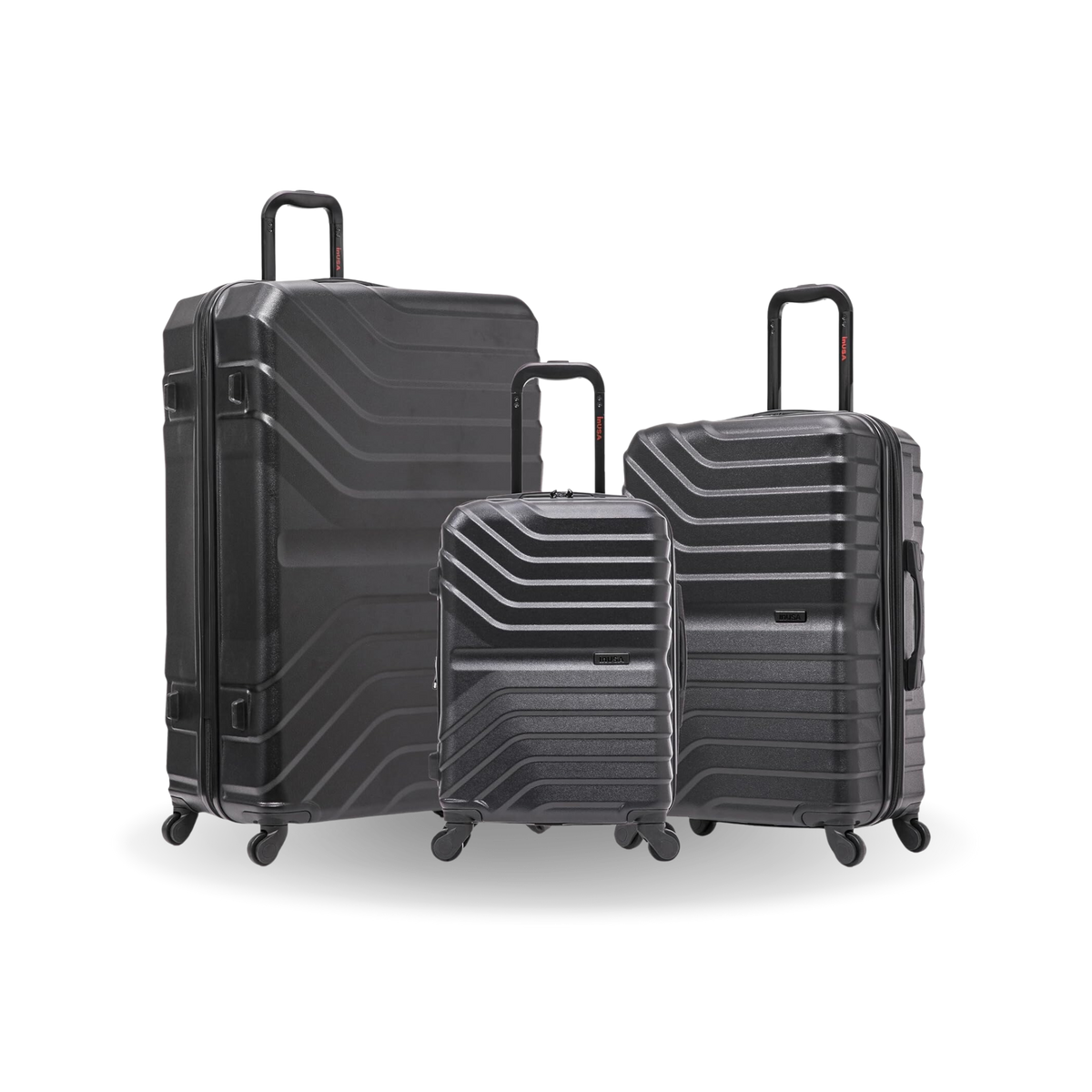 InUSA Aurum 3-Piece Hardside Spinner Luggage Set