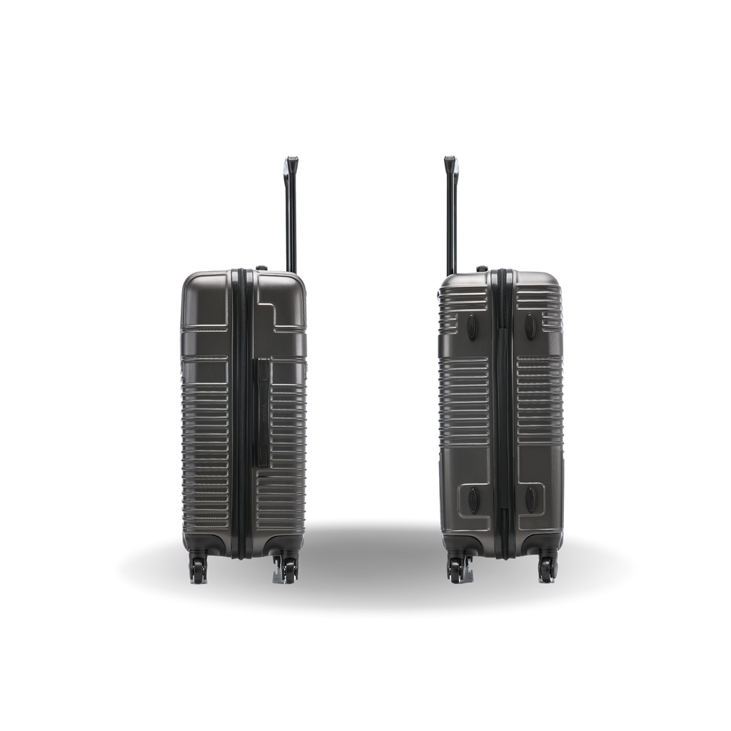 InUSA Resilience 24" Hardside Spinner Checked Suitcase