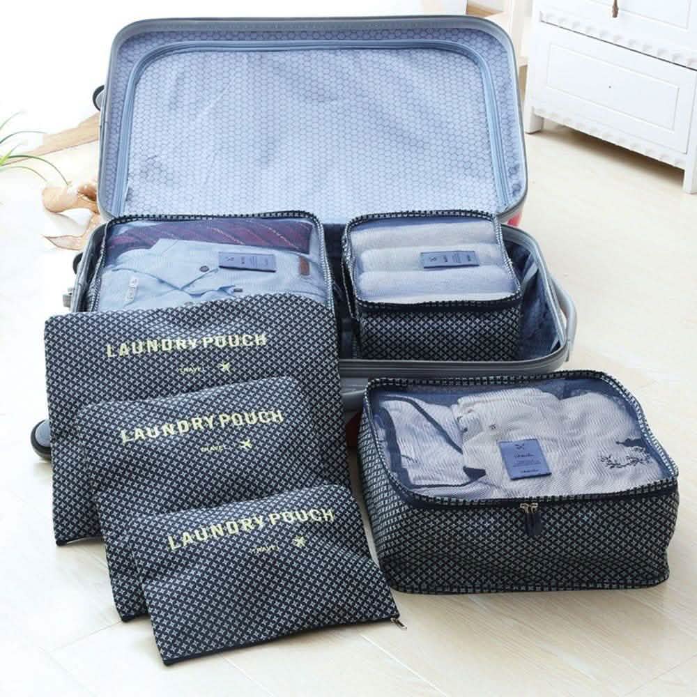 6-Piece Travel Packing Organizer Set