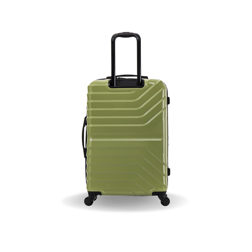 InUSA Aurum 24" Hardside Spinner Checked Suitcase