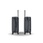 InUSA Deep 24" Hardside Spinner Checked Suitcase
